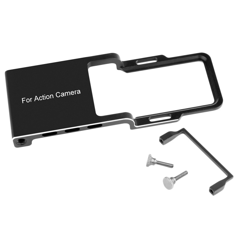 Håndholdt stabilisator gimbal adapter bryter monteringsplate til dji osmo handling til gopro helt 3 3+ 4 4k zhiyun glatt q mobilkamera: misligholde tittel
