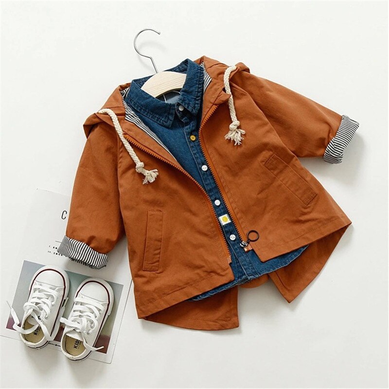 Baby Konijn Oren Jas Jongens Meisjes Herfst Winterbreaker INS Hotsale Baby Leuke Bunny Bovenkleding Kids Kleding D0487