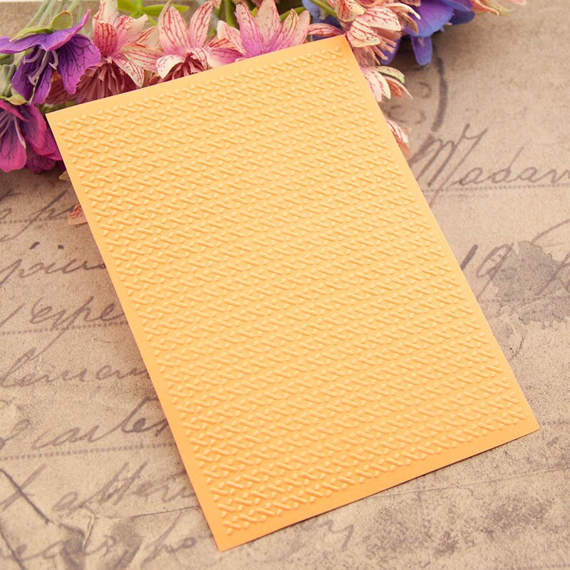 Cross Stitch Embossing Folders For Card Making Supplies Paper Craft Supplies Scrapbooking Plastic Embosser Stencil Pad