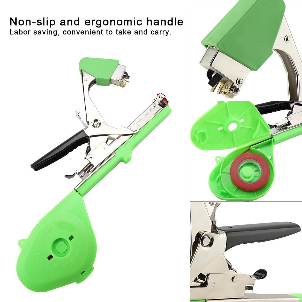 Portable Plant Hand Tying Tape tool Tapener Garden Tapetool Machine Plant Vegetable Hand Tying Binding Machine Tape Tool