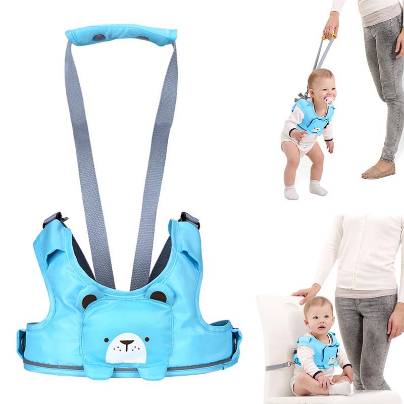 Loopstoeltje Voor Kinderen Leren Lopen Baby Harnas Rugzak Voor Kinderen Rein Wandelaars Voor Peuters Kind Harnas Peuter: Blauw