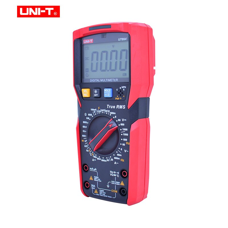 UNI-T UT89X/UT89XD true RMS Digital multimeter 20A high current digital multimeter NCV/capacitor/triode/temperature/LED test