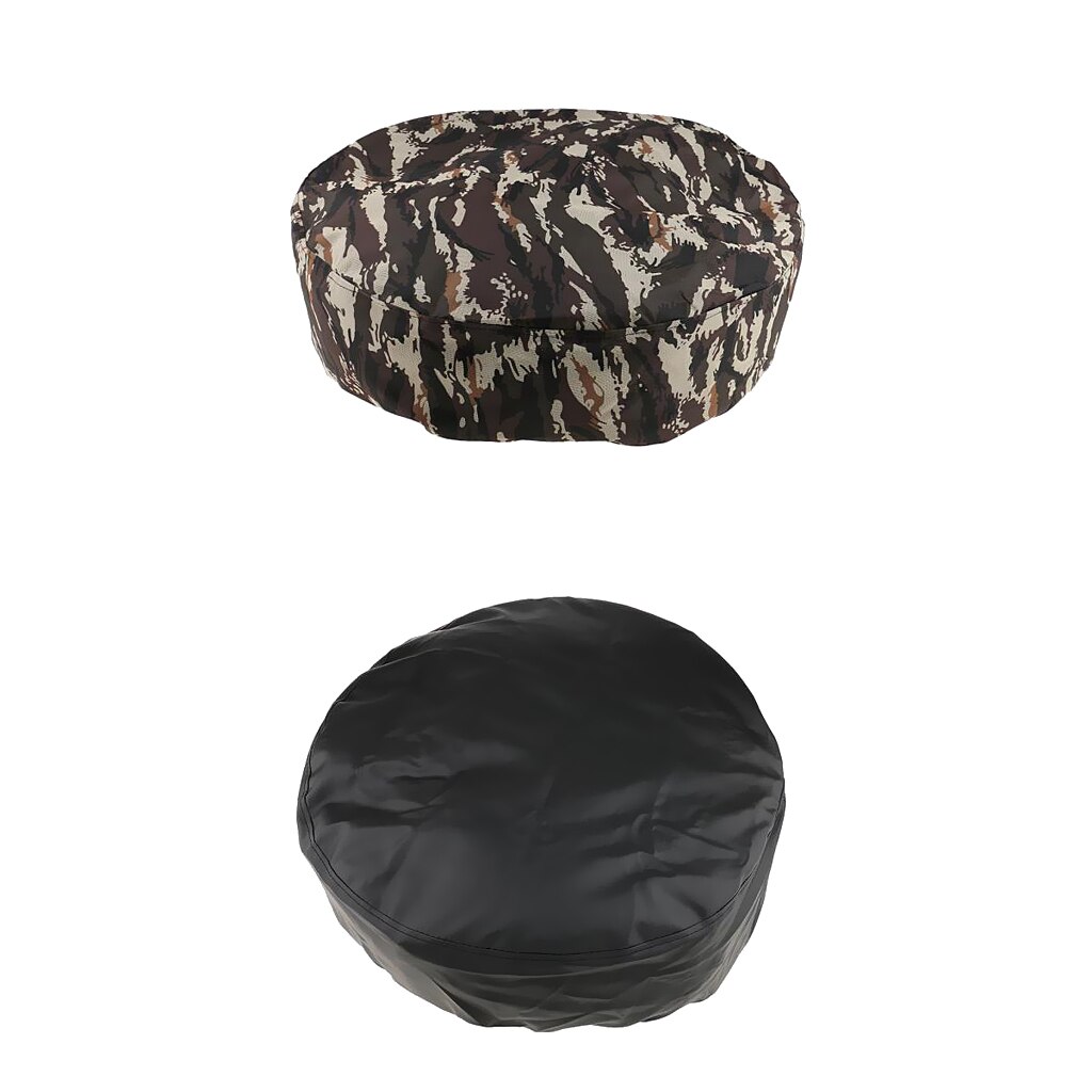 13 inch camo + zwarte auto vrachtwagen achter reserveband bandhoes wielhoes wielhoes universele pasvorm band 23 "