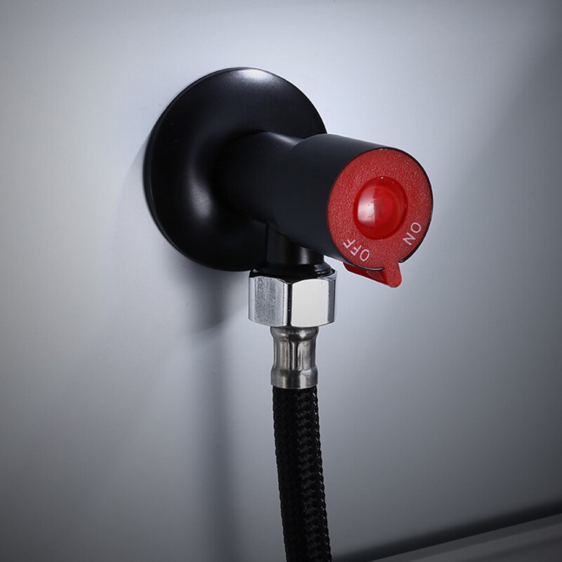 Stainless Steel Angle Valve G1/2 Thread Valve Cold Water Valve Bathroom Connector for Toilet Basin Water Heater Accessories