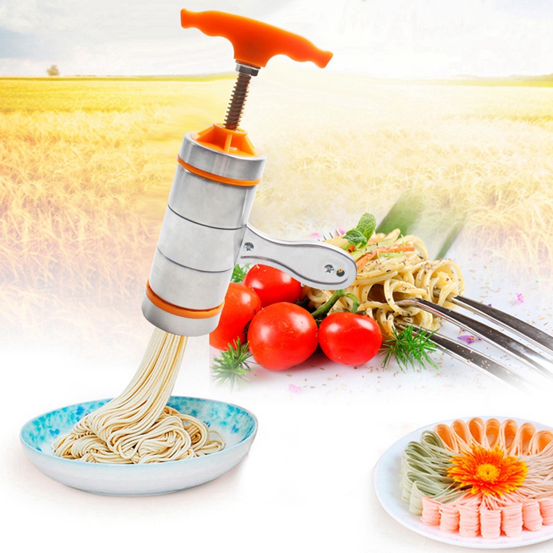 Manual Pasta Machine Kitchen Machine Noodle Cutting Machine with 7-Mode Spaetzle Tool