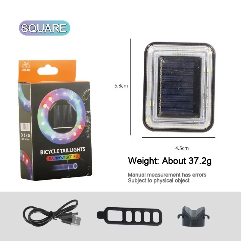 BUCKLOS-luz trasera de freno inteligente para bicicleta, lámpara trasera de bicicleta de alto brillo, carga USB, luz trasera de advertencia impermeable LED: Morado