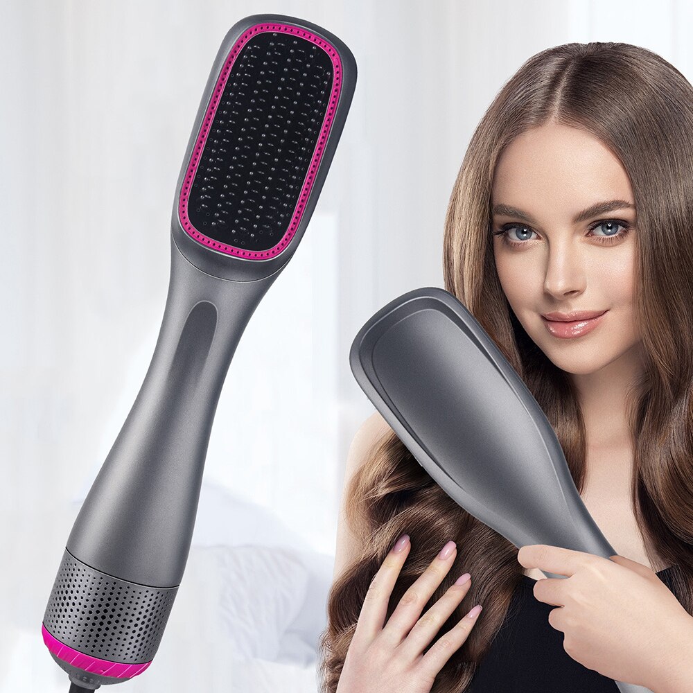 One Step Hair Dryer Volumizer Air Brush Blow Dryer Comb Negative Ion Blower Brush Hair Straightening Brush
