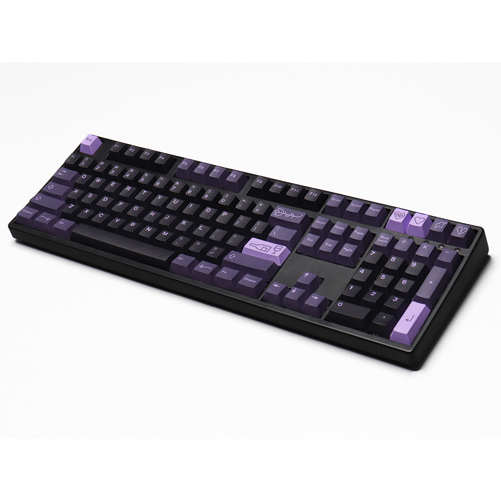 Dark Purple Serie Keycaps GMK The First Love Cherry Profile PBT 129 Keys DYE-SUB Keycap For MX Switch Mechanical Gaming Keyboard