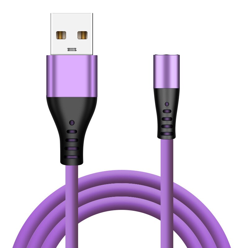 1 Meter Silicone Magnetic USB Cable Charger Fast Charging Magnet Charge Wire Cord For IPhone Android TXTB1: 02
