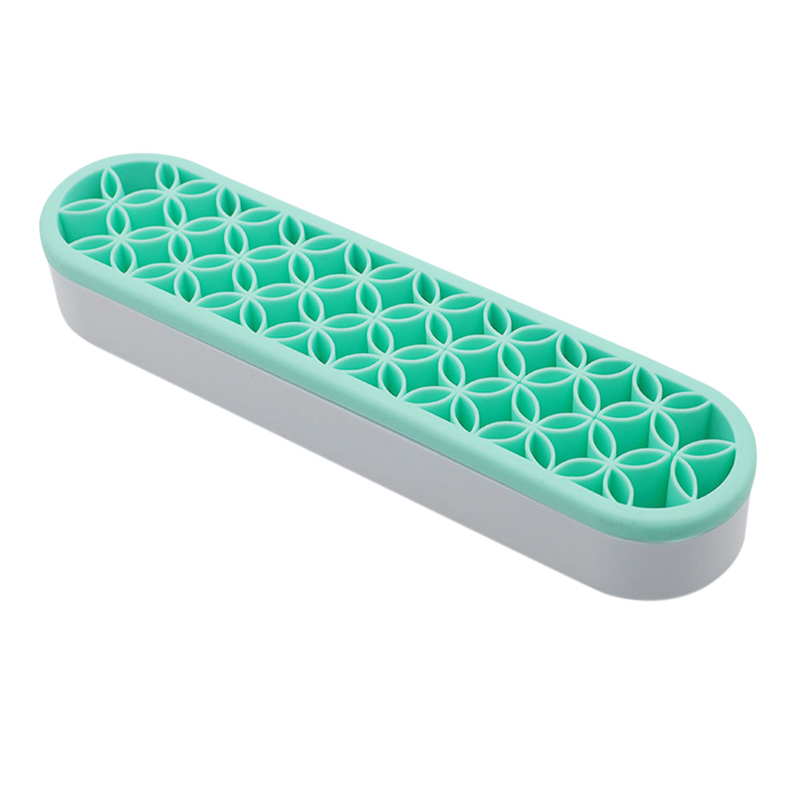 Juego de Mini brochas de mezcla útiles, estante para mezclar tinta, fácil, tarjetas de álbum de recortes, herramientas de mano para pintar,: Green