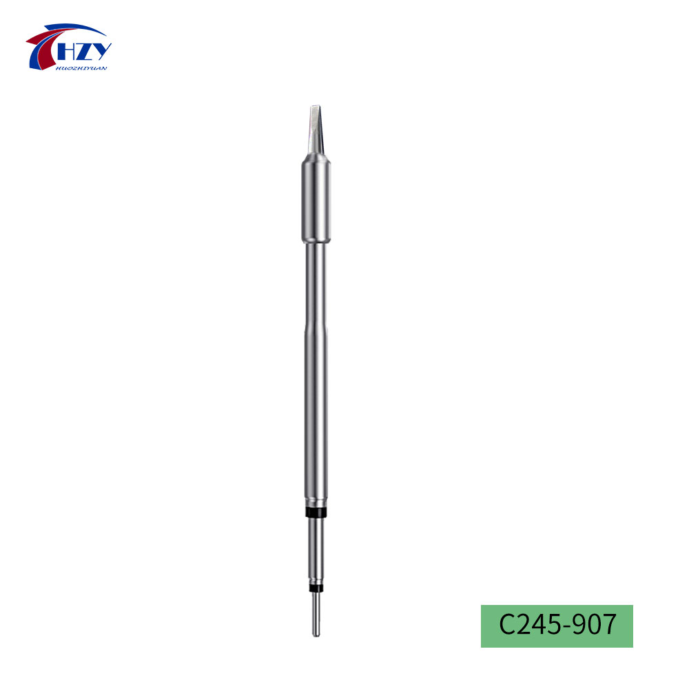 HZY C245 Series Soldering Iron Tips Head C245-K/I/IS/SK/903/907/933/911 for JBC Soldering Station Repair Tools for T245 Handle: green