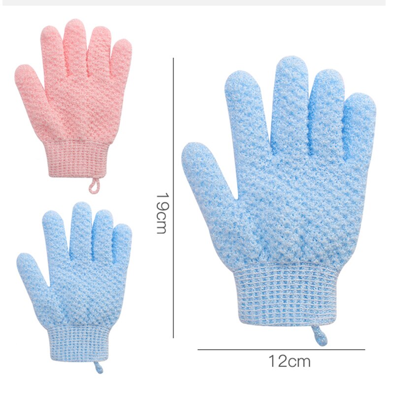 Soft Shower Exfoliating Scrub Gloves for Women Children Sponge Loofah Exfoliating Mitts for Bath, Spa Dead Skin Cell Remover