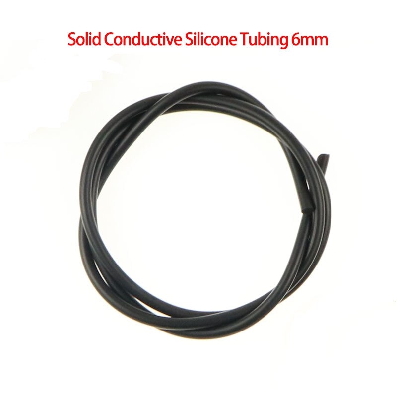 2M Solid Conductive Silicone Rubber Tube TENS / ESTIM / E-STIM Machine 6mm OD