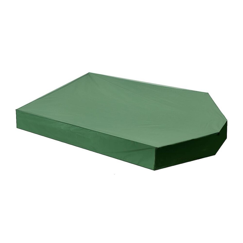 1 Set Sandbox Cover Square Waterproof Oxford Cloth Dust Cover Canopy Drawstring Sandbox Sandpit Dustproof Cover: green