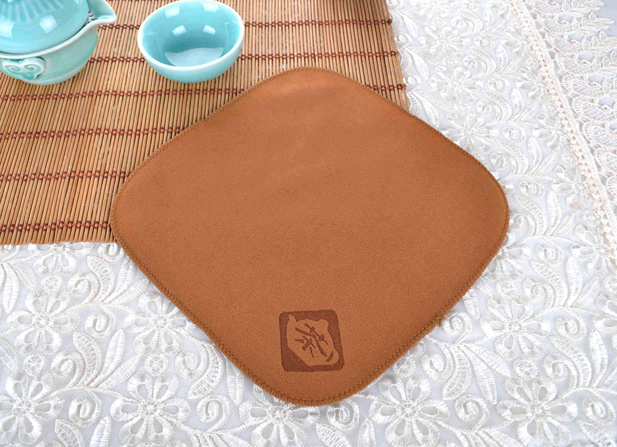 Fiber Cloth Material Cleaning Dish Cloth Towel China Gongfu Tea Accessory