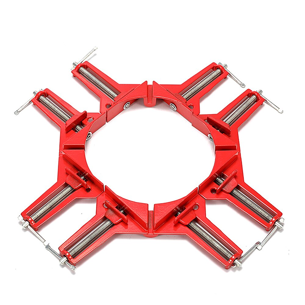 90 Degree Right Angle Clamp Multifunction Picture Frame 100MM Mitre Clamps Corner Holder Sawing Clip for Woodworking Tool