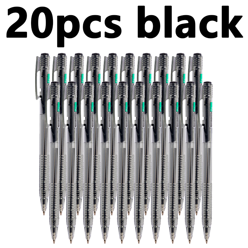 10/50 pçs preto vermelho azul caneta esferográfica 0.7mm caneta esferográfica estudante assinatura caneta escrita papelaria escola acessórios de escritório: Borgonha