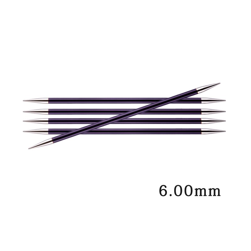 1 stk strikpro zing 15 cm spidse strikkepinde: 6.0 mm