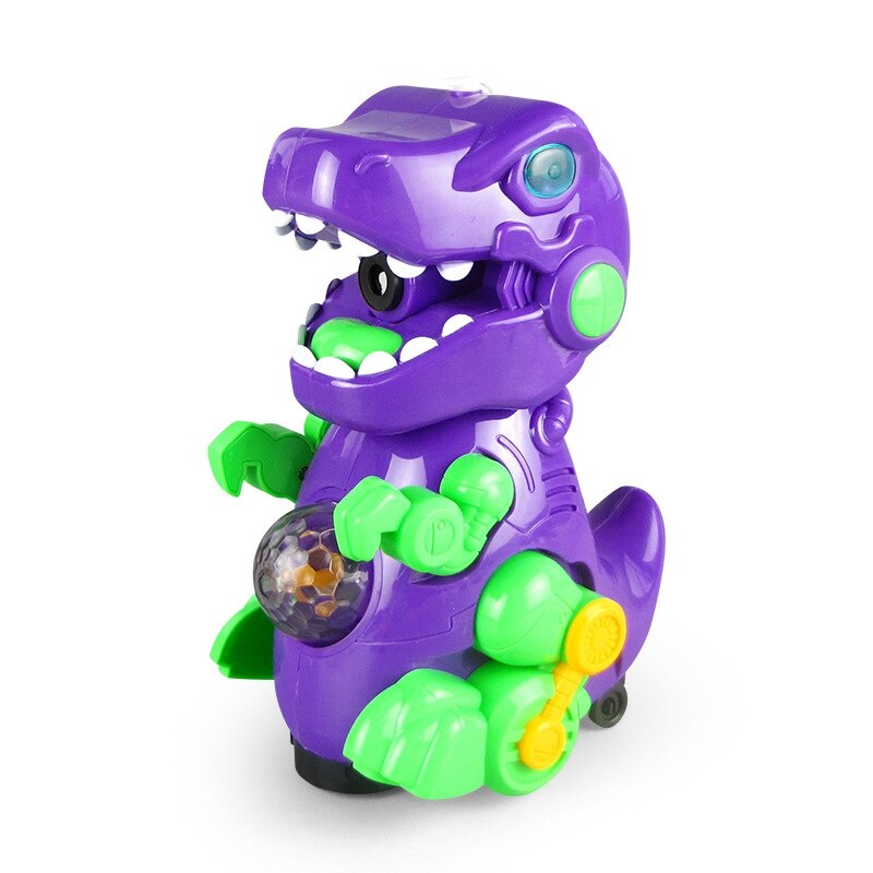Bubble Machine Dinosaurus Bubble Blower Lopen & Verblijf Nog Twee Instellingen Muziek & Licht Bump Functie Peuter Speelgoed Voor Kids