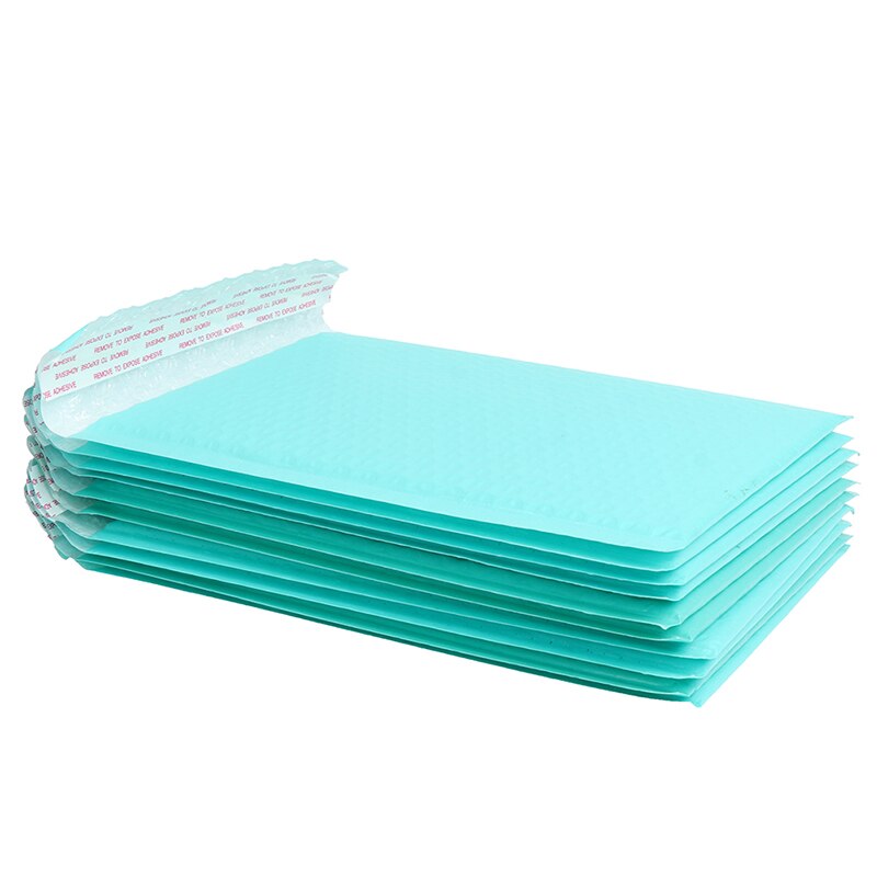 10 Stuks 180X230Mm Bruikbare Ruimte Teal Poly Bubble Mailer Enveloppen Padded Mailing Zak Zelfsluitende Verpakking Zakken