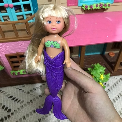 Kleine Zeemeermin Kleine Kelly Kerry Pop Meisje Speelgoed 18Cm Vervanging Beweegbare Pop