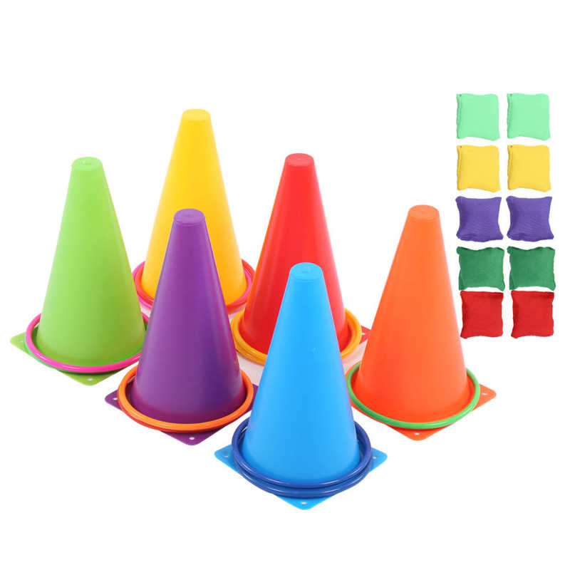 Jogando anel de brinquedo de borracha 3 em 1 crianças colorido anel jogando jogo lance conjunto engraçado esportes ao ar livre indoor crianças brinquedo praia brinquedos