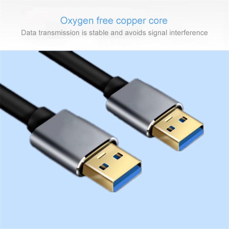 USB Type A Male to USB Male Extension Cable Super Speed USB 3.0 Extender Cable for Radiator Hard Disk Webcom