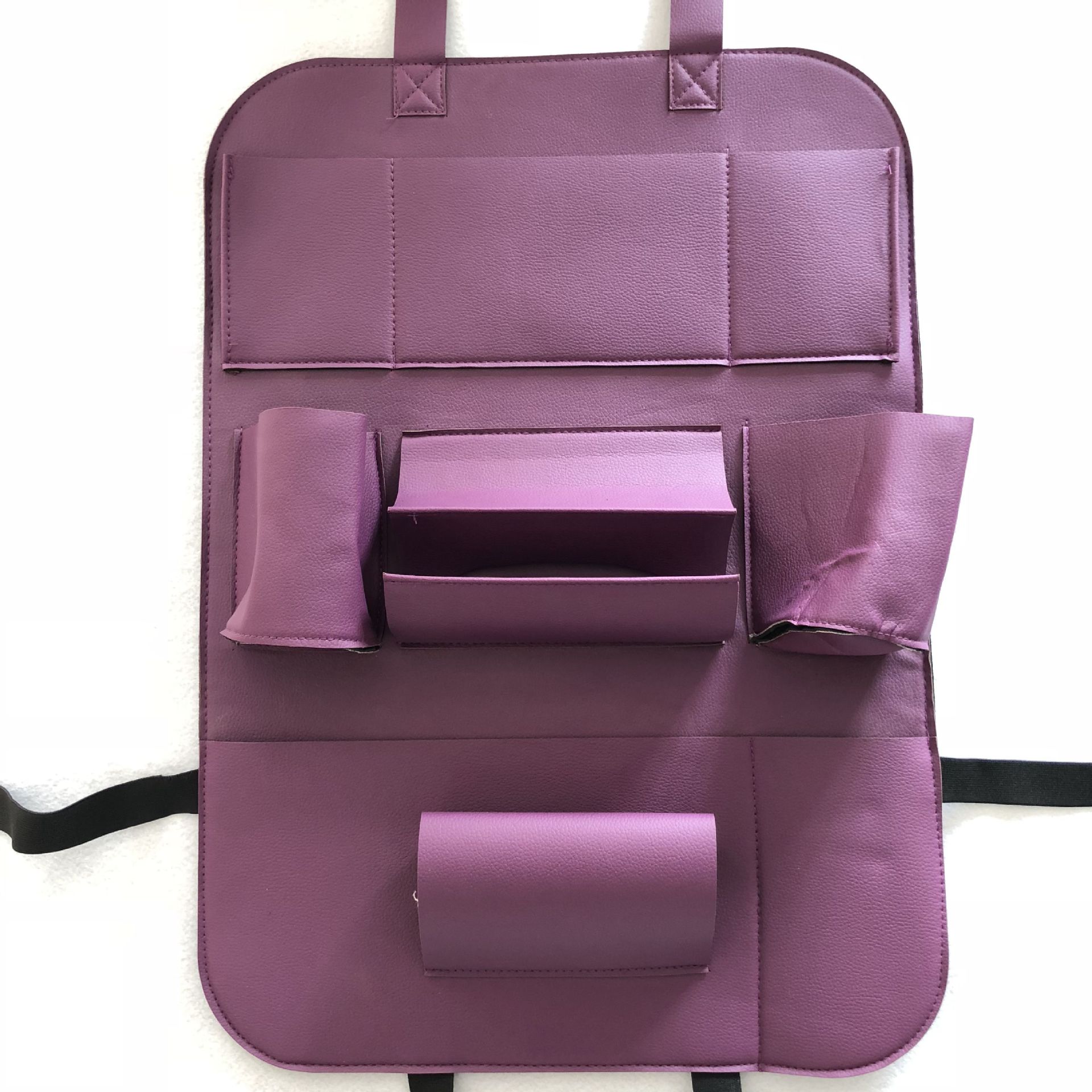 Sunveno Auto Achterbank Organisator Auto Seat Organizer Achterbank Opbergtas, Touch Screen, tablet Houder Te Organiseren Ipad Flessen: purple