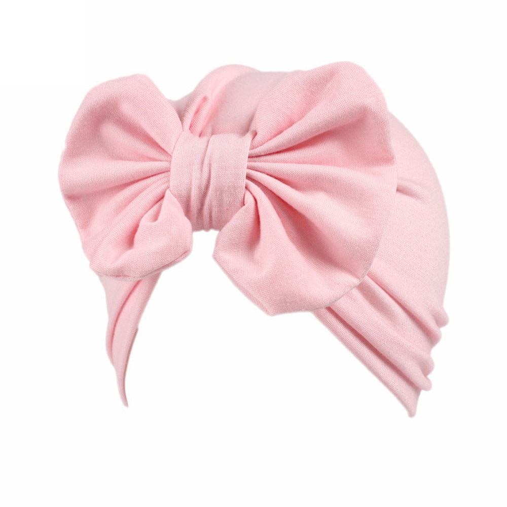 Hoofddeksels Bandana Kinderen Baby Meisjes Boho Hoed Beanie Sjaal Tulband Head Wrap Cap Fotografie Props Voor Kinderen 3-8 jaar Oud: Pink 