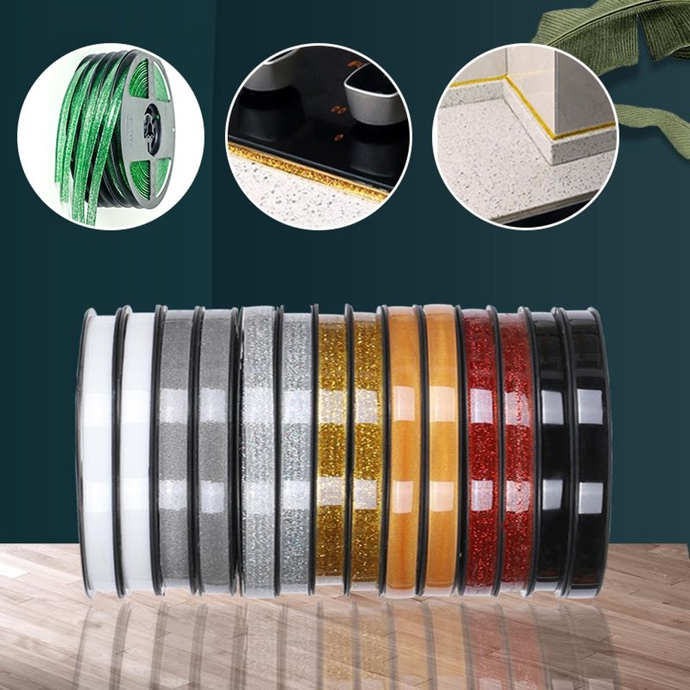 Self-adhesive Beautiful Seam Kitchen Sink Gap Waterproof Tape Flooring Ceiling Background Skirting Line Wall Decoration
