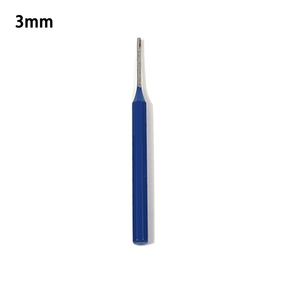 Punzón de percusión de acero de aleación, Pin de cincel, remache, tornillo de , agujero, herramienta de tallado para carpintería de 3mm, 4mm, 5mm, 6mm, 8mm, 1 unidad
