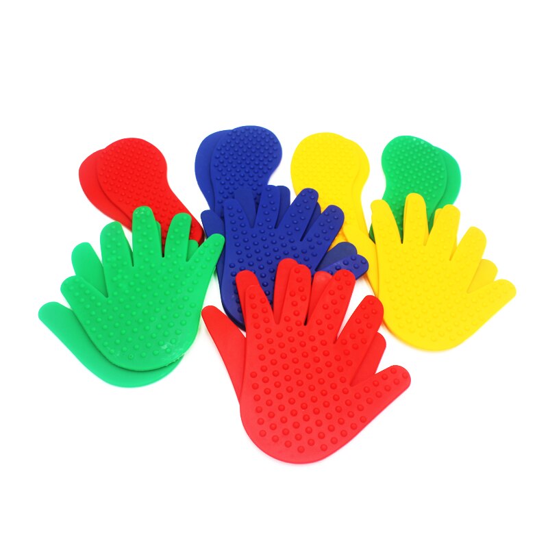 8Pairs Handen En Voeten Play Props. Kleuterschool Outdoor Kinderen Training Apparatuur. Handen En Voeten Coördinatie Board