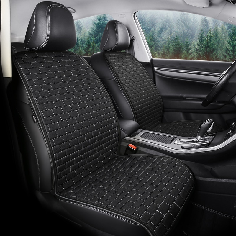 Line Car Seat Cover Protector Pad Mat for Auto Front Back Driving Seat With Backrest Summer Cushion for Truck Suv or Van