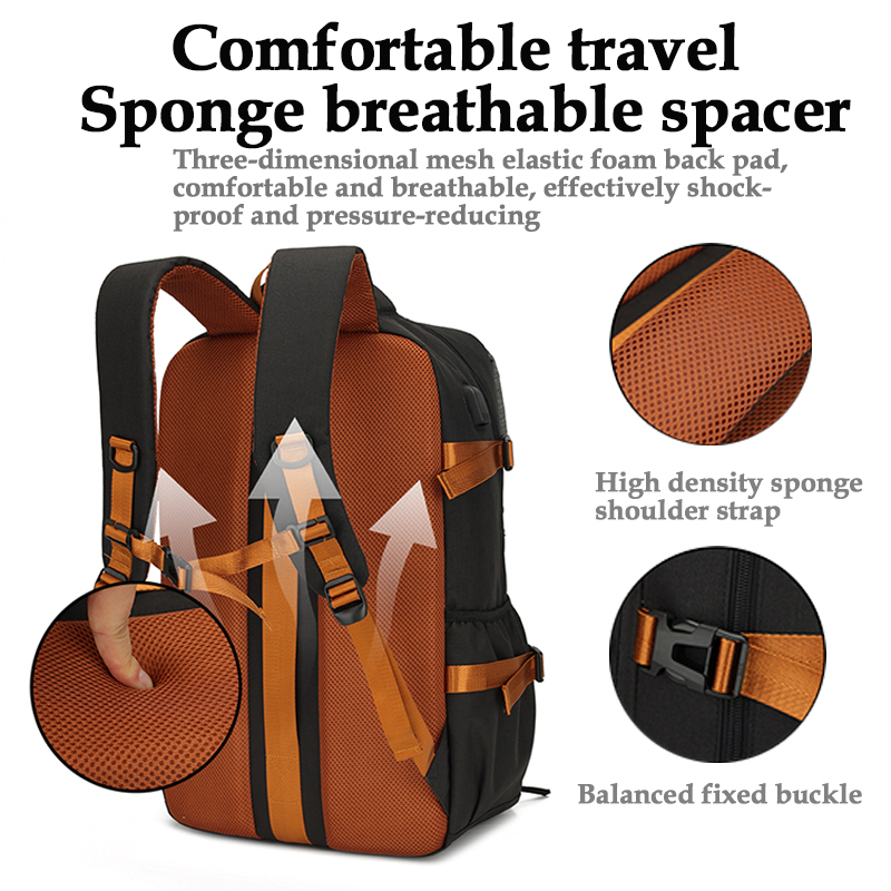 Men's and women's hiking and camping backpacks, classic laptop backpacks, waterproof backpacks suitable for 17 inch laptops and