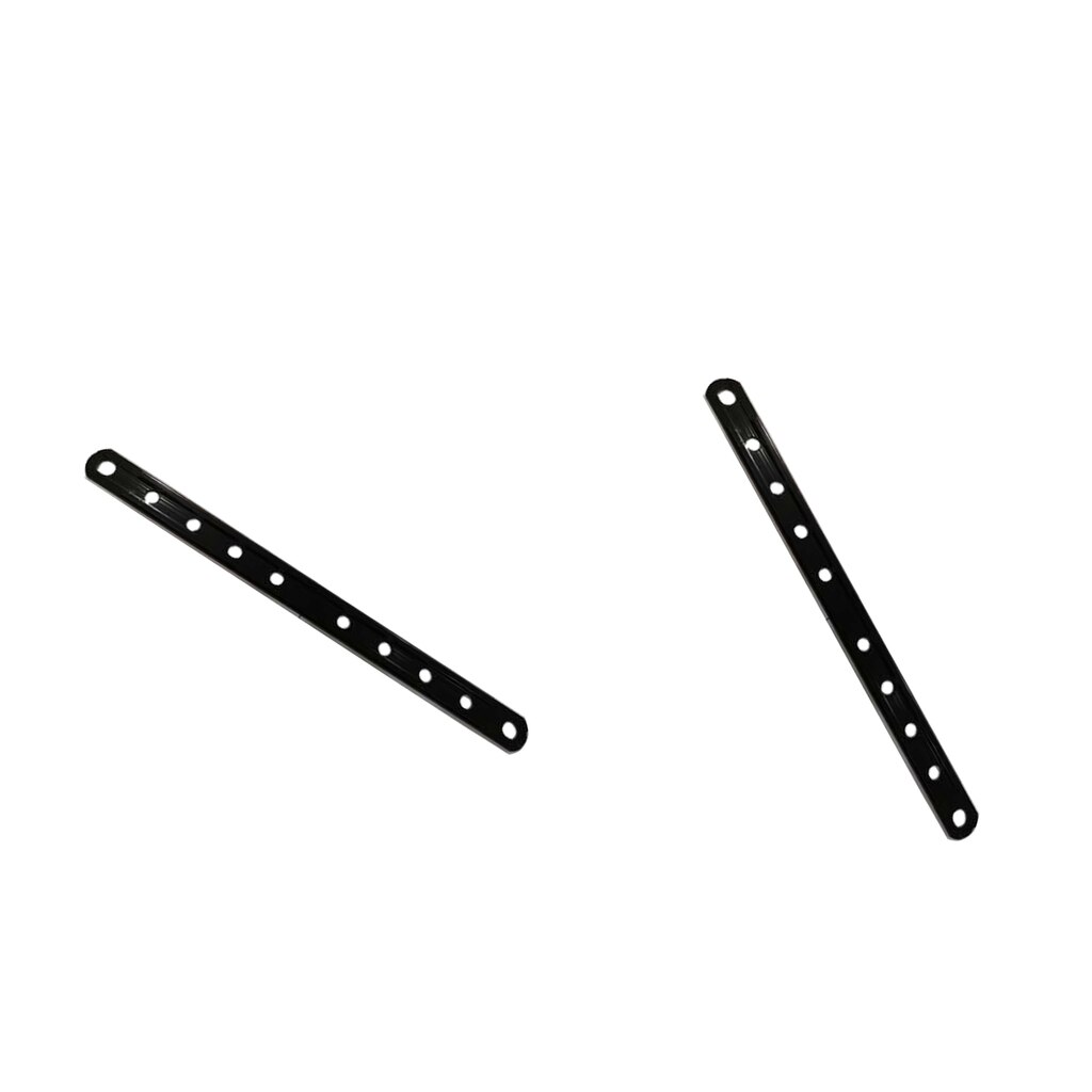 2 Pcs 12" Exhaust Muffler Motorcycle Universal Hanger Black Mounting Bracket