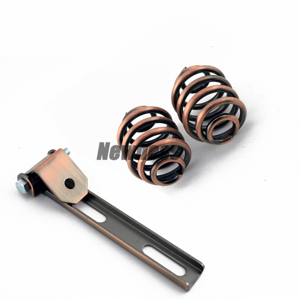 Motorcycle Retro Solo Seat Saddle Seat Spring for Harley Dyna Fatboy Sportster Softail XL1200 XL883 Bobber Chopper XL 883 1200