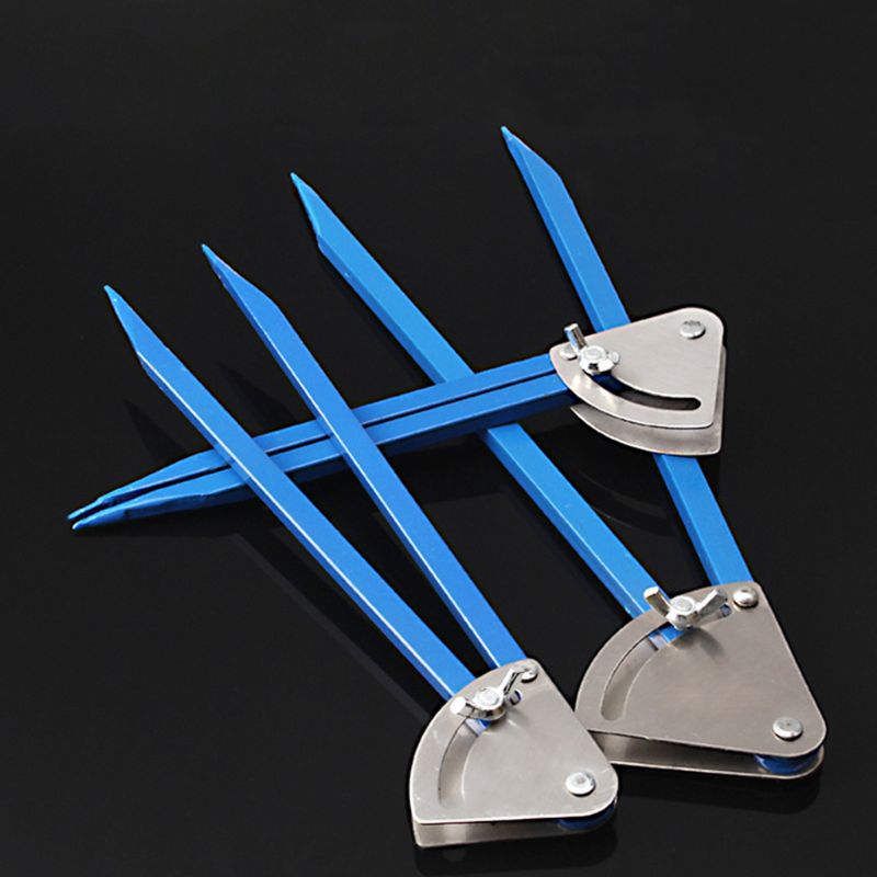 Carpenter Industrial Marking Gauge Woodworking Scriber High Hardness Alloy Steel Spring Compass Angle Ruler Hand Tools