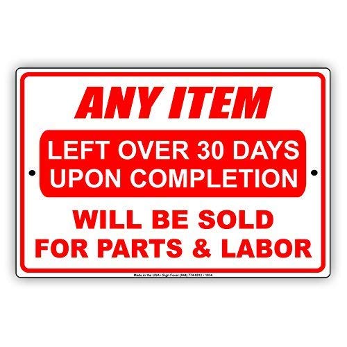 Sign Aluminum Restroom for Customers Only Please Help Keep It Clean Sign Solid Material Outdoor & Indoor Sign Wall Decoration