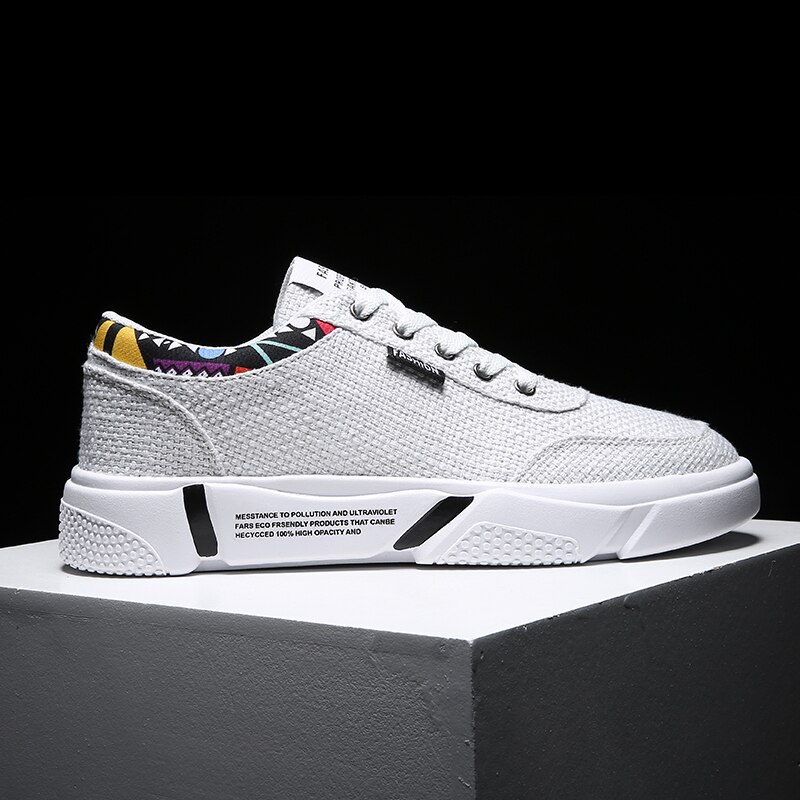 Refafa sneakers heren zomer linnen schoenen merk canvas schoenen heren ademende casual schoenen heren schoenen voor mannen menselijk ras