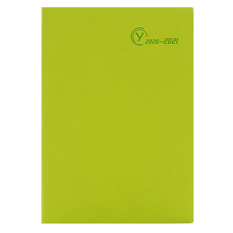 2021 porządek obrad do miękkie etui notatnik plan zarządzania czasem A5 zeszyt: zielony