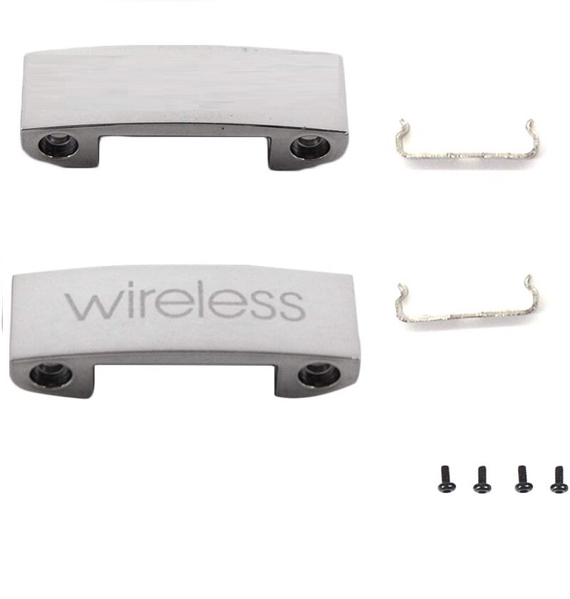 Vervanging Metalen Gesp Voor Studio 3 Hoofdtelefoon Reparatie Onderdelen Mentale Lock Logo Connector Voor Beats Studio3 Draadloze Headset: Silver