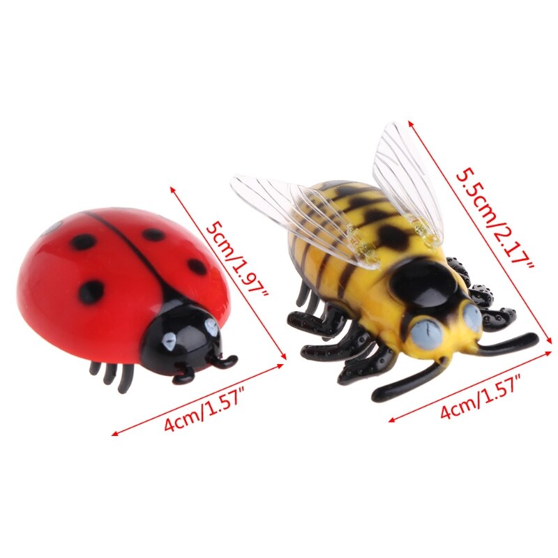 Chat jouets Teaser interactif animal de compagnie scarabée cigale Auto électrique marche insecte Mini