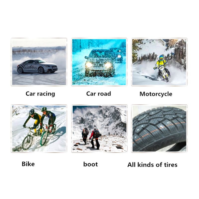 pneu de voiture anti-dérapant manchon goujons vis crampons crampons roue Protection hiver affranchissement gratuit pièces automobiles