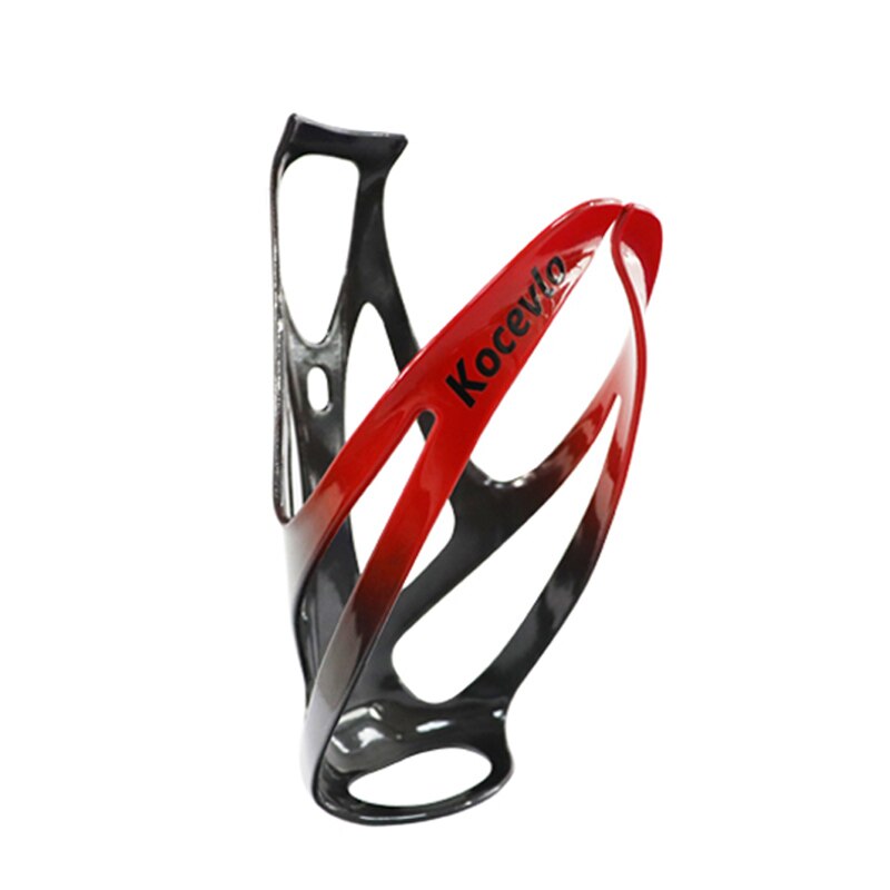 road bicycle bottle cage carbon fiber nylon fiber hybrid material bike bottle holder mtb bicycle water bottle holder: black red