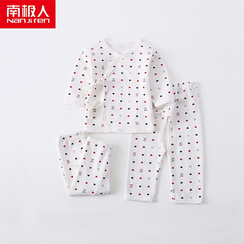 Nanjiren Monnik Kleding Pasgeboren Baby Pyjama Pak Kleding Warm En Veilig Puur Katoen 0 Punten Maart Baby Ondergoed Pak: N367T822132010 / 59cm