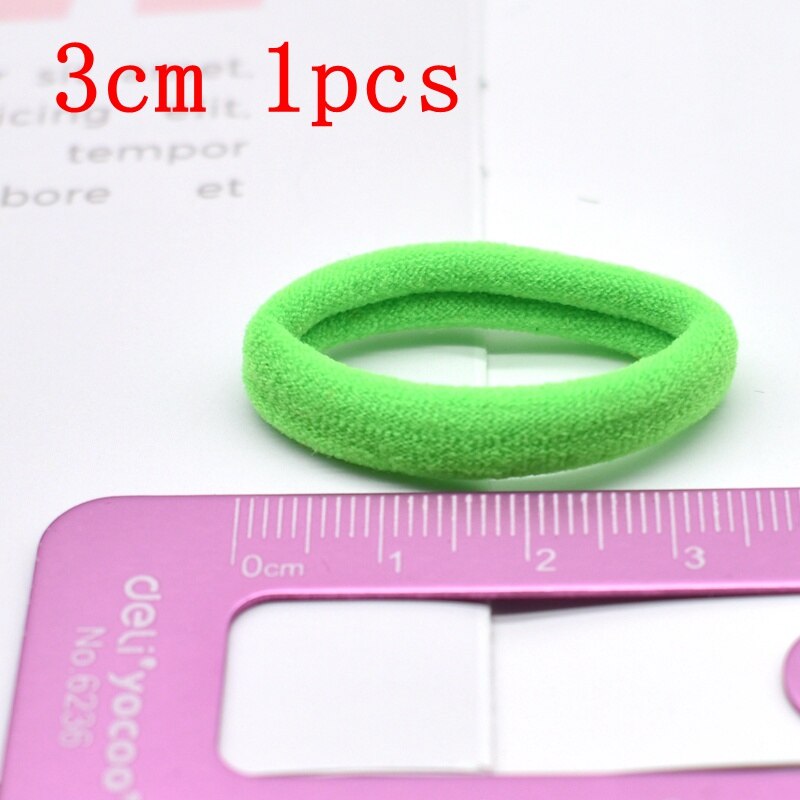 Nuovo 100 pz/lotto Le Ragazze di Colori Della Caramella di Nylon 3 CENTIMETRI di Gomma Bande di Sicurezza Dei Bambini Fasce Elastiche Dei Capelli Coda di Cavallo Titolare Dei Capelli Dei Bambini accessori
