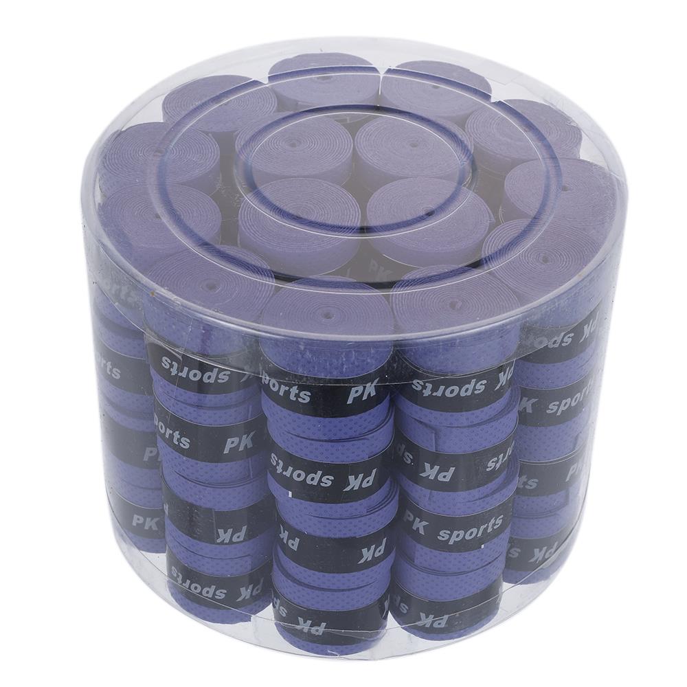 60pcs/box Badminton tape Dry feel Tennis Racket Overgrips pressure point badminton Racquets Thin Type Over grip: purper
