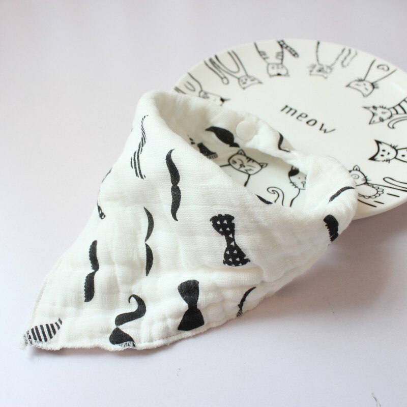 Baby Leuke Katoen Bib Burp Doek Kwijlen Tandjes Waterdichte Slabbetjes Bloem Print Handdoeken 122: Champagne
