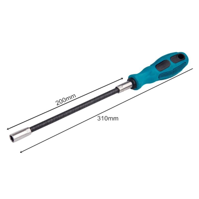 Tournevis à douille manuel Flexible, Flexible, Flexible, Flexible, outils manuels, tournevis à douille multifonctionnel, 1 pièce