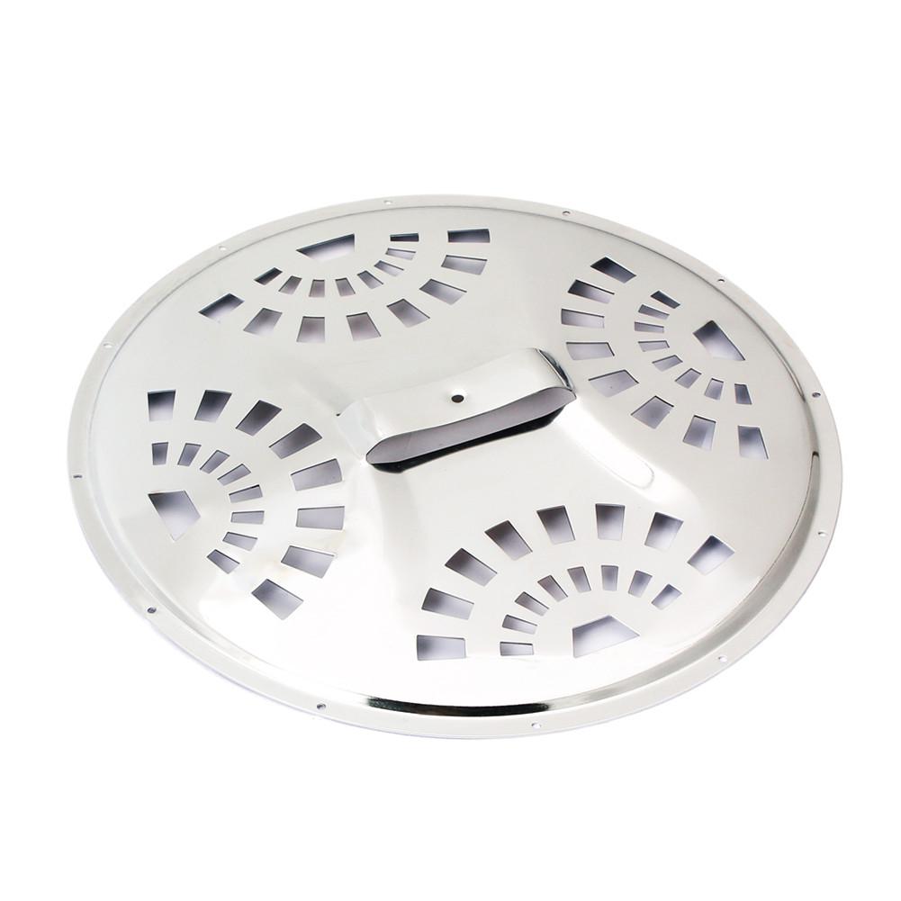 8pcs Resonator Cones Soundhole Screens Tailpiece Bridge Saddle Dobro Guitar for Dobro Resophonic Resonator Guitar